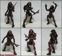 Red Bastard Predator (Predator) Custom Action Figure