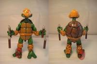 Stump Wrestling Michelangelo (Teenage Mutant Ninja Turtles) Custom Action Figure