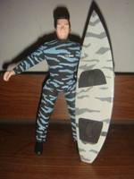 James Bond Surfer - Surfing Scene from "Another Day to Die" (James Bond) Custom Action Figure