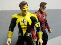DC Universe Green Lantern Red Vs. Yellow (DC Universe) Custom Action Figure