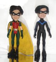 Lil' Bratz Robin & Nightwing (DC Superheroes) Custom Action Figure