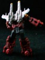 G1 Style Rumble with Ground Pounders (Transformers) Custom Miniature / Figurine
