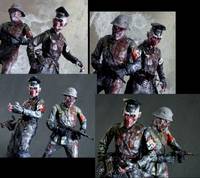 Horror Hombres: Nazi Zombies - Dead Snow (Movie Maniacs) Custom Action Figure