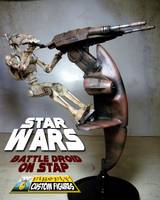Star Wars Battle Droid on STAP (Star Wars Clone Wars) Custom Action Figure