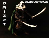 Drizzt Drow Dark Elf Forgotten Realms (Forgotten Realms of Fantasy) Custom Action Figure
