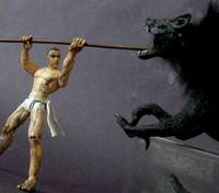 Horror Hombres:  Leonidas - 300 (Movie Maniacs) Custom Action Figure
