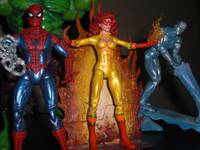FIRESTAR (Angelica Jones) and the Spider-Friends (Marvel Legends) Custom Action Figure