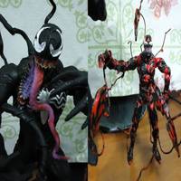 Venom & Carnage (Symbiotes) (Spider-Man) Custom Action Figure