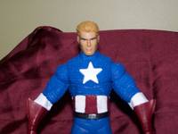 Unmasked Capt. America (DC Direct) Custom Action Figure