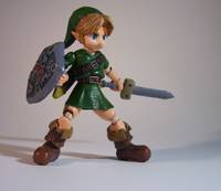 Young Link Figure (Legend of Zelda Orcarina of Time) Custom Action Figure