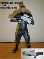 Commander Shepard with Accessory Pack  (Mass Effect) (Original) Custom Action Figure