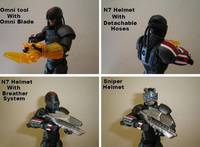Commander Shepard with Accessory Pack  (Mass Effect) (Original) Custom Action Figure