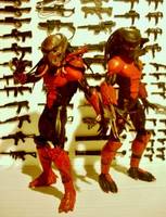 Red Lantern Corps - Tracker Predator (Green Lantern) Custom Action Figure