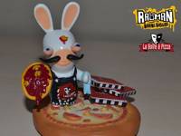 Raving Rabbids  Pizza-Cook "Boite a Pizza" Custom Diorama (Diorama) Custom Diorama / Playset