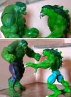 Hulk Vs Hulk 2099 (Incredible Hulk) Custom Action Figure