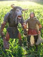 Teseu and Minotaur (Warriors) Custom Action Figure
