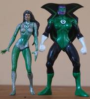 GLC Princess Iolande & Brik (Green Lantern) Custom Action Figure