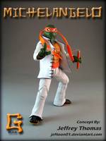 Michelangelo (Teenage Mutant Ninja Turtles) Custom Action Figure