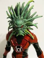 Red Lantern Corps - B' Lackart (Green Lantern) Custom Action Figure