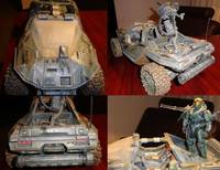 Halo Warthog Battle Damaged (Halo) Custom Action Figure
