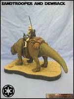 Sandtrooper and Dewback (Star Wars) Custom Action Figure