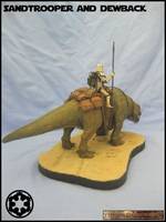 Sandtrooper and Dewback (Star Wars) Custom Action Figure