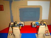 Star Trek the Next Generation Crew on the Bridge (Star Trek) Custom Action Figure