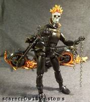 Ghost Rider and Bike (Marvel Legends) Custom Action Figure
