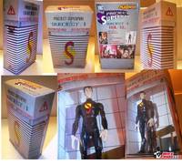Dc Flashpoint Superman-Subject 1 with Custom Containment Vault Box!! (DC Universe) Custom Action Figure