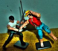 Roronoa Zoro and Monkey D. Luffy (G.I. Joe) Custom Action Figure