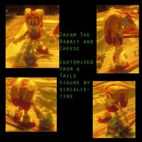 Cream the Rabbit and Cheese (Sonic) Custom Action Figure