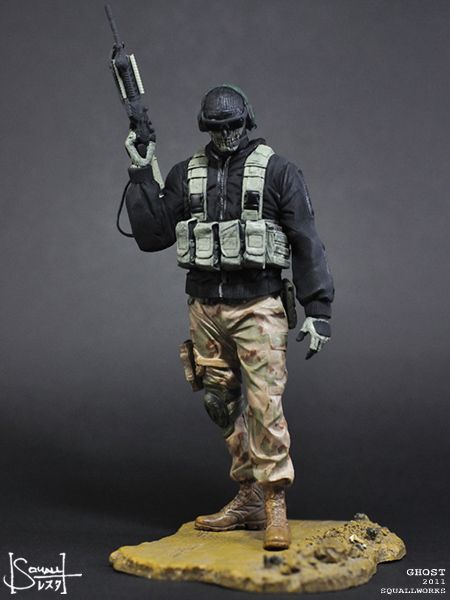 Action Figure Ghost ( Call of Duty MW2 ) - Escorrega o Preço