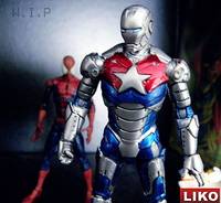 Iron Patriot (Marvel Universe) Custom Action Figure