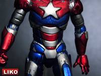 Iron Patriot (Marvel Universe) Custom Action Figure