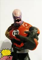 Red Lantern Corps - Rakous (Green Lantern) Custom Action Figure