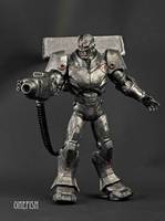 Cyborg with Heavy Armor (DC Universe) Custom Action Figure