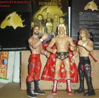 Chris Benoit,Ric Flair and Brian Pillman (Wrestling) Custom Action Figure