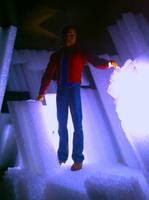 Smallville Fortress of Solitude Crystal Console (DC Direct) Custom Diorama / Playset