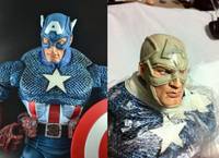 Captain America (13") V.2 (Marvel Icon) Custom Action Figure