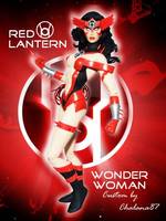 Red Lantern Wonder Woman (Wonder Woman) Custom Action Figure