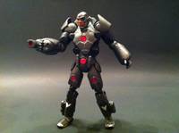 Cyborg (Dark Armor) (DC Infinite Heroes) Custom Action Figure