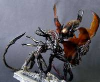 Alien Hybridz Morphology: the Oni W/ Offspring (Aliens) Custom Action Figure