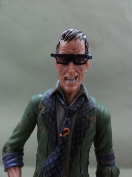 Arkham City Riddler With Glasses Batman Arkham City Custom Action Figure