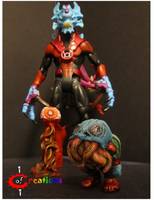 Red Lantern Cthulhu (Green Lantern) Custom Miniature / Figurine
