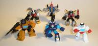 Missing Dinobots- Sludge, Swoop and Snarl (Transformers - Robot Heroes) Custom Miniature / Figurine