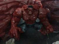 Hulk Red Hulk  Masive Mad Smille. (Incredible Hulk) Custom Action Figure