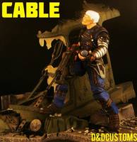 X-Men Futuristic Battlezone Cable Action Figure (X-Men) Custom Action Figure