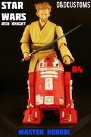 Jedi Knight Master Obi Wan Kenobi AOTC (Star Wars) Custom Action Figure