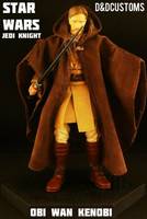 Jedi Knight Master General Kenobi ROTS (Star Wars) Custom Action Figure