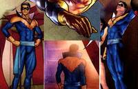 Flashpoint Grayson (DC Infinite Heroes) Custom Action Figure
